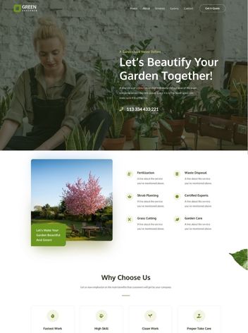 Hovenier website laten maken voorbeeld 1